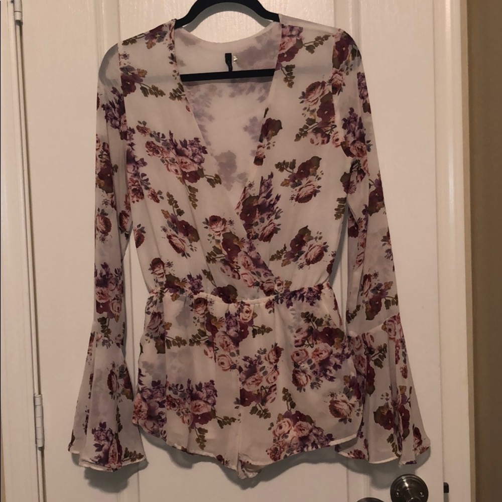 Long sleeve romper